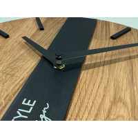 Drevené nástenné hodiny Oak Classic 30cm Flexistyle z250
